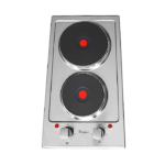 ⁦موقد كهربائي ويرلبول بلت ان 30 سم 2 شعلة - ستيل⁩ - الصورة ⁦2⁩