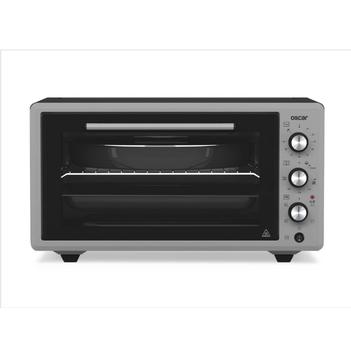 فرن كهربائي تركي 45 لتر اوسكار 1400 واط 5 وظائف سلفر M4505G-OSC01