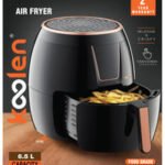 ⁦قلاية كولين هوائية 6.5 لتر ديجيتال - أسود⁩ - الصورة ⁦3⁩