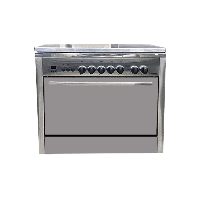 Untitled-1-54.gif فرن غاز ارنداس 60*90 سم بروفيشنال ستيل مع مروحة - الصورة 1