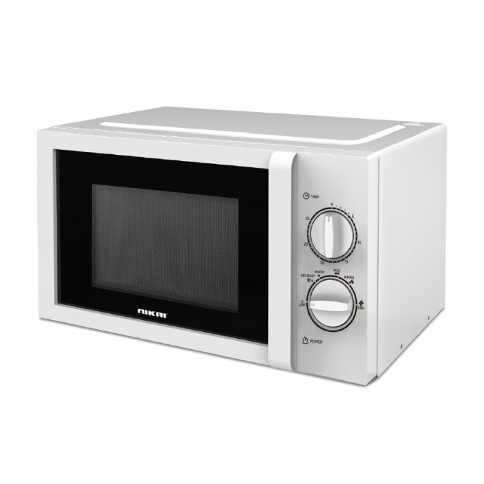 ميكروويف 23 لتر نيكاي - 800 وات - ابيض ميكروويف 23 لتر نيكاي - 800 وات - ابيض