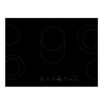 موقد سراميك بلت ان جليم 90 سم 5 عيون - أسود GTH96SIX