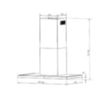 شفاط مطبخ ماستر جاز 3 سرعات 380 وات-60 سم-ايطالي Mght-60