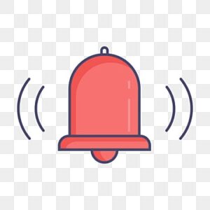 pngtree simple orange vibrating alarm bell icon image 2291317