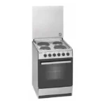 فرن كهربائي ميرلس 4 عين حجر - 55*60 سم - ستيل E533 X