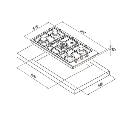 موقد غاز بلت ان