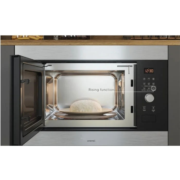 ميكروويف اريستون 25 لتر بلت ان - ستيل MF25GIXA60HZ ميكروويف اريستون