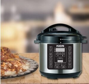 ⁦كيون قدر ضغط كهربائي 12 لتر - 1400 وات / أسودKHD/7013⁩ - الصورة ⁦2⁩