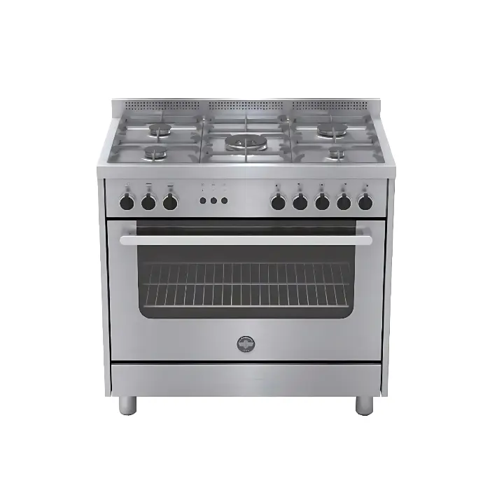 فرن غاز 5 عيون لاجيرمانيا 60*100 سم - ستيل RIS105C81BX فرن غاز 5 عيون