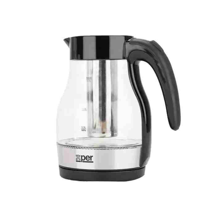 غلاية ماء زجاج اكسبير 1.7 لتر 2200 وات XPKF-GM22 غلاية ماء زجاج