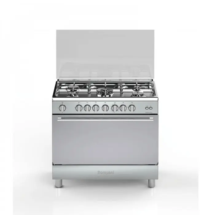فرن 5 عيون غاز بومباني 60*90 سم – 5 شعلات – ستيل DIVA90GG5TCIX فرن 5 عيون