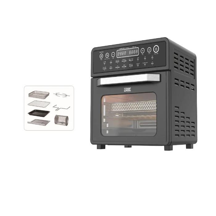 قلاية بدون زيت اكسبير 18 لتر 1500 وات - أسود XPAO-15BS قلاية بدون زيت