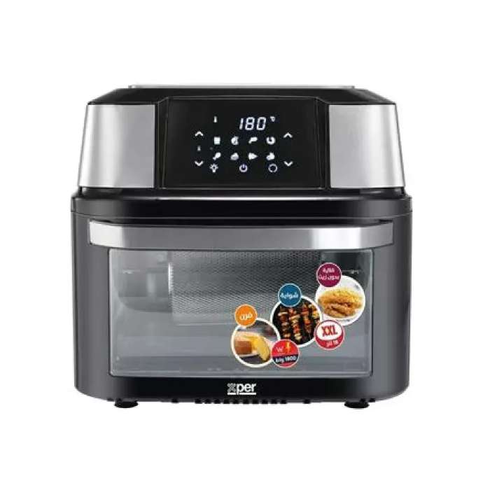 قلاية بدون زيت اكسبير 18 لتر 1800 وات - أسود XPAO-18S قلاية بدون زيت