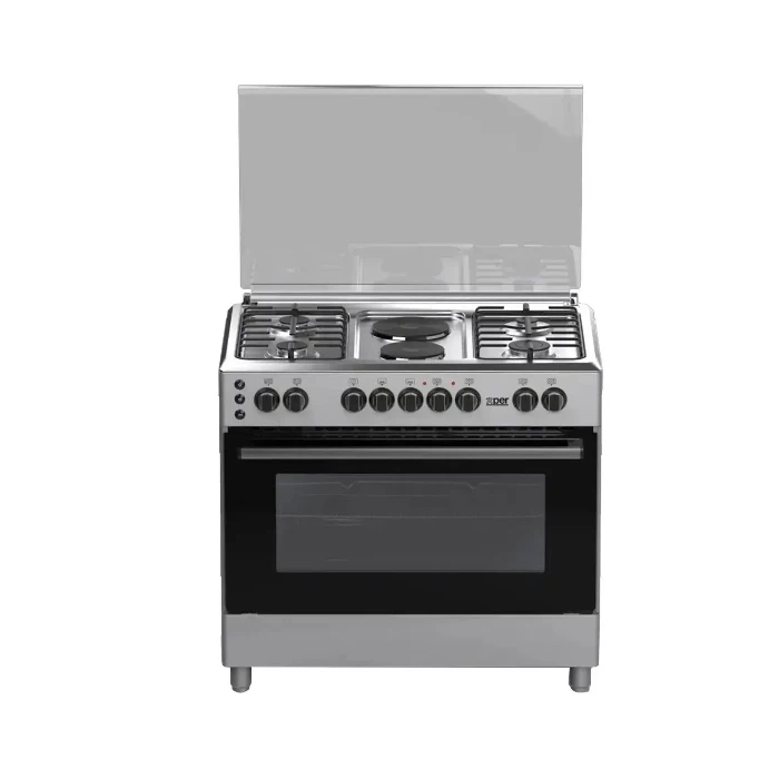 فرن اكسبير غاز وكهرباء 60*90 سم ستيل - تركي XP990GEEN فرن اكسبير