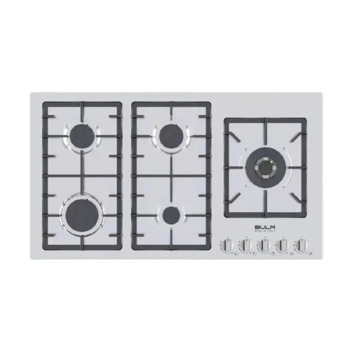 بوتاجاز مسطح بلت ان بولم 90 سم  5 شعلات غاز – ستيل B95-901X بوتاجاز مسطح