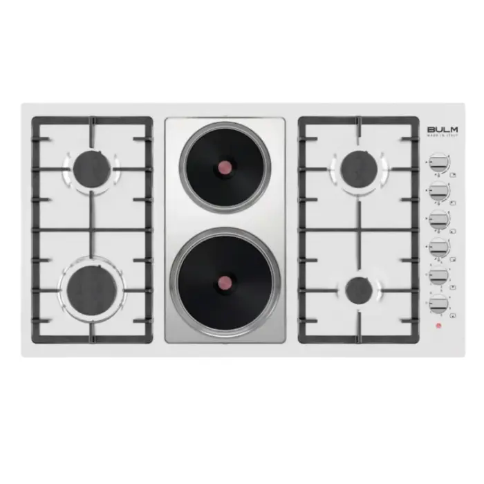 سطح بلت ان بولم غاز و كهرباء 90 سم 6 شعلات – ستيل B95-420X سطح بلت ان
