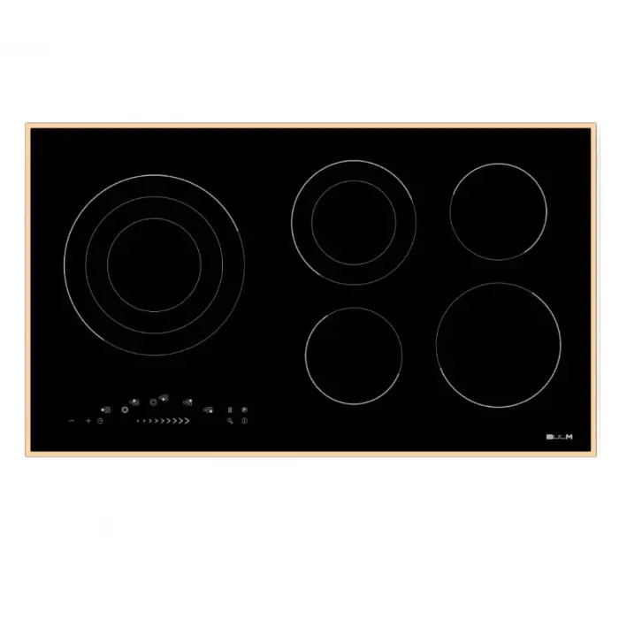 سطح سيراميك كهربائي بولم بلت ان 90 سم - 5 شعلة - أسود EVC953T-BL سطح سيراميك كهربائي