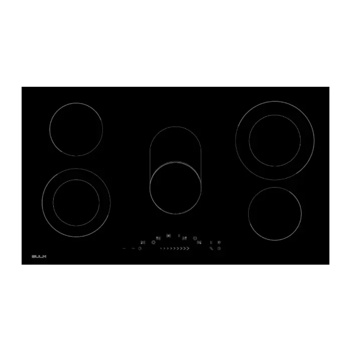 سطح كهربائي بلت ان بولم 90 سم 5 شعلات – أسود EVC905T سطح كهربائي